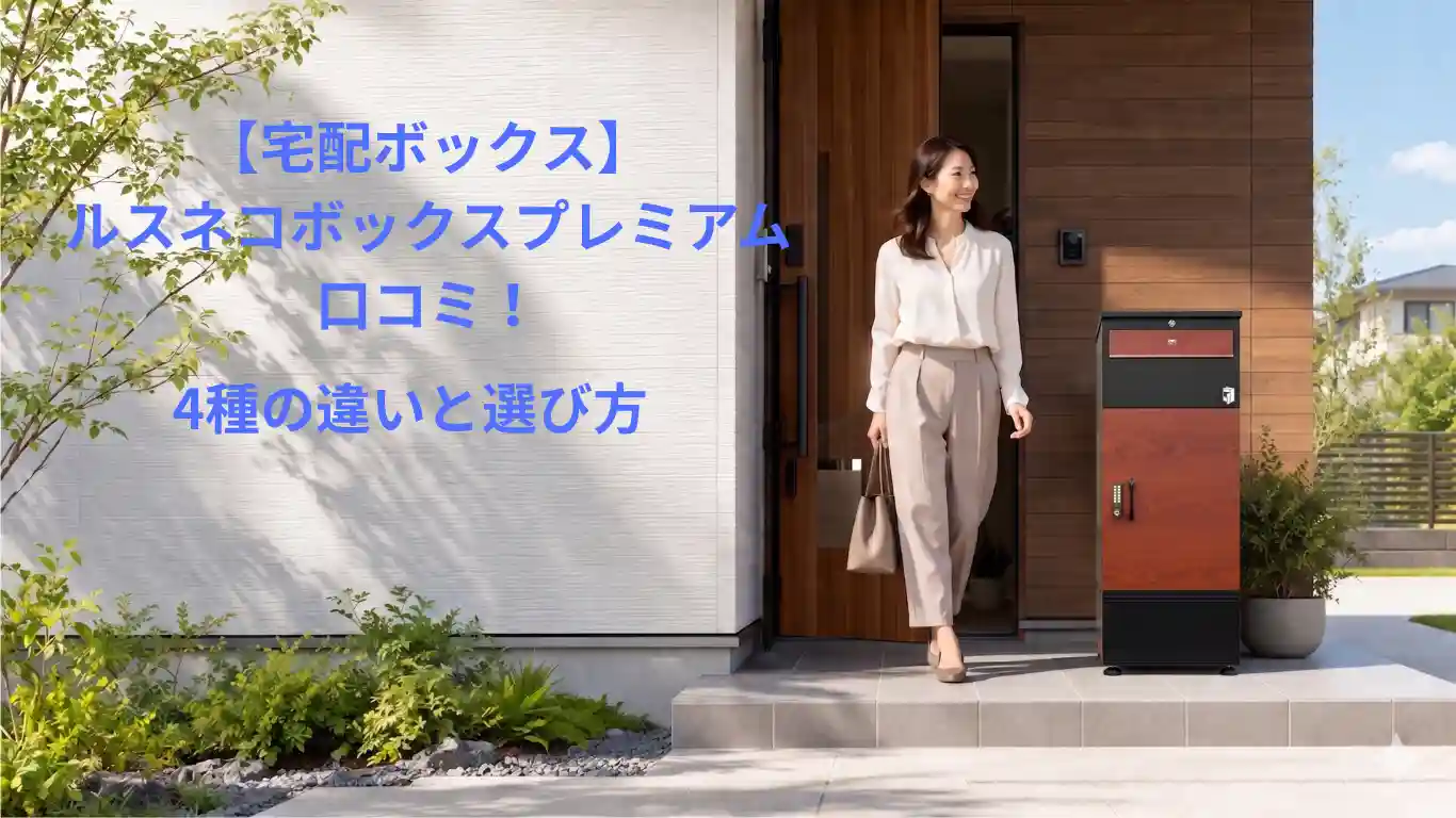 【宅配ボックス】ルスネコボックスプレミアムの口コミ！4種の違いと選び方