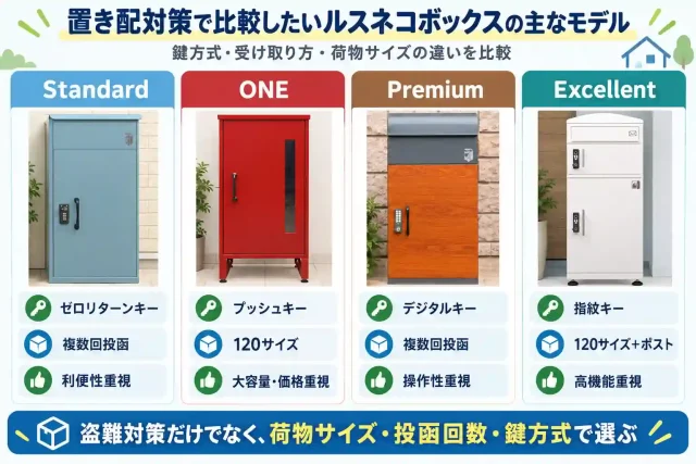 ルスネコボックスの主なモデル