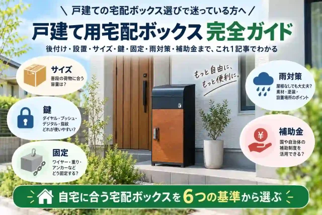 戸建て宅配ボックス総合ガイド