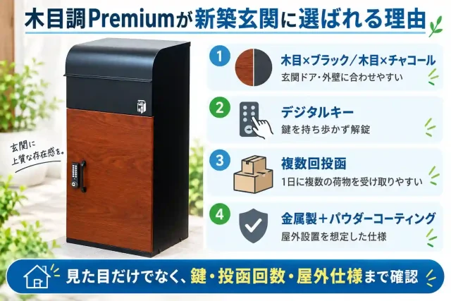 木目調ならルスネコボックス Premiumが有力候補